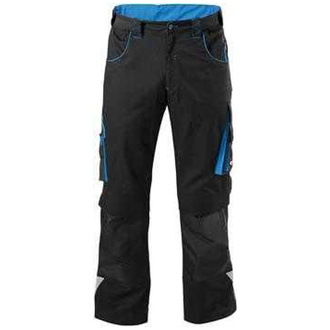 Fortis Bundhose Herren PERFORMANCE 24 Gr. 52 schwarz/türkis