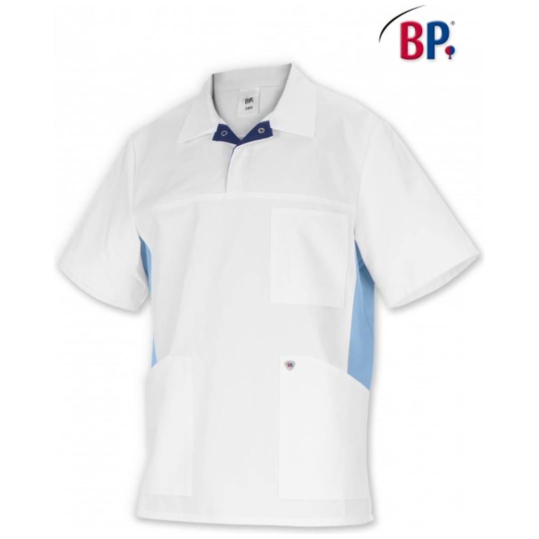 BP Unisex Schlupfkasack 1666-485-2111 Gr. Ln weiß/hellblau p1680569