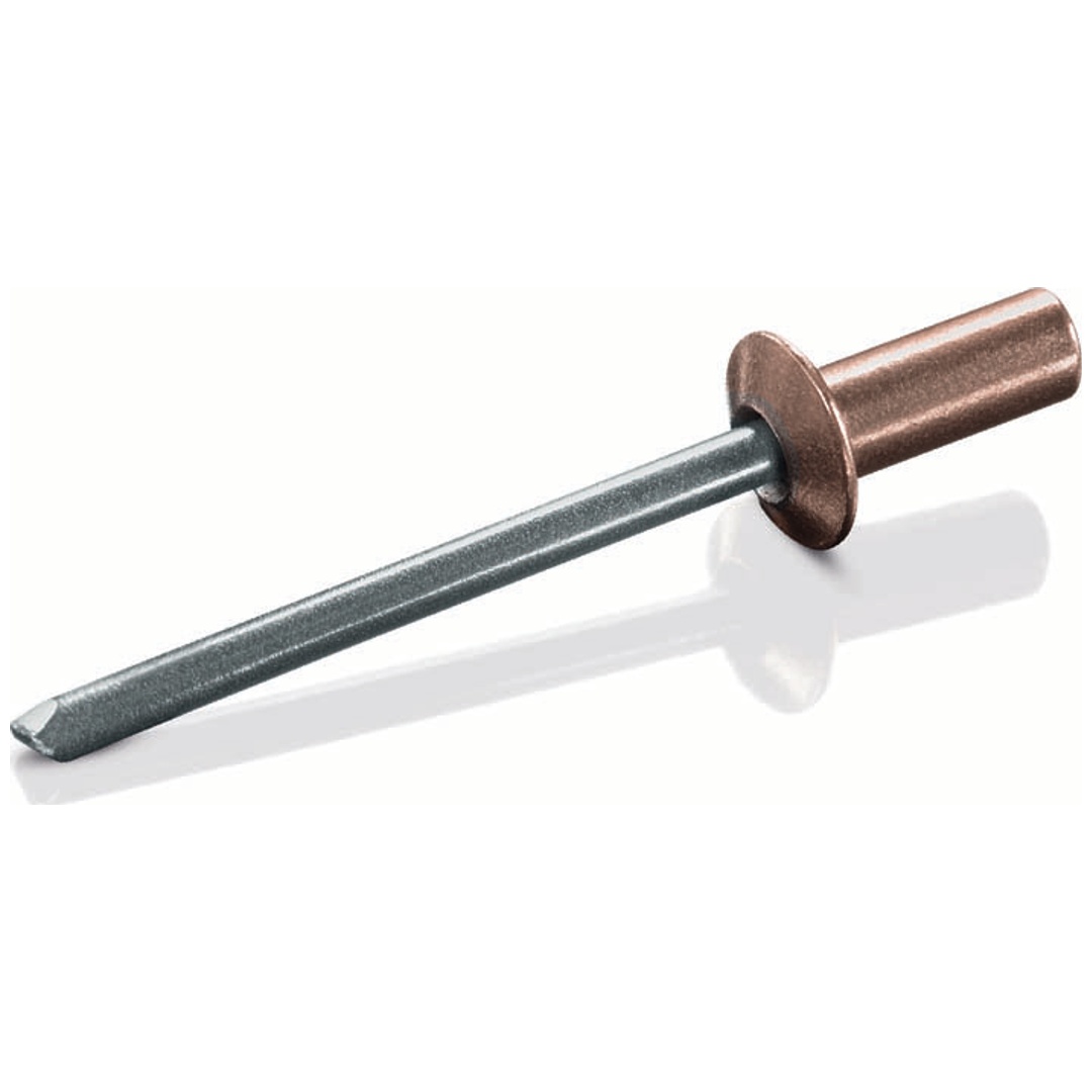 Goebel Dicht-Becherblindniete CUP 3,2x12,5 - Kupfer/A2 - Dicht-Becherblindnieten