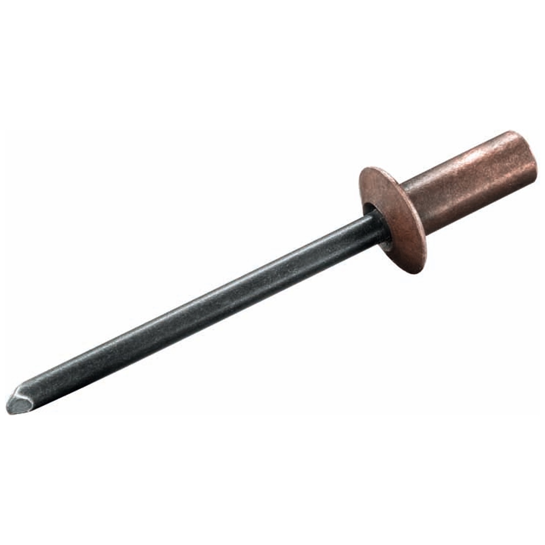 Goebel Dicht-Becherblindniete Cup 3, 2x8 - Kupfer / Stahl - Dicht-Becherblindnieten