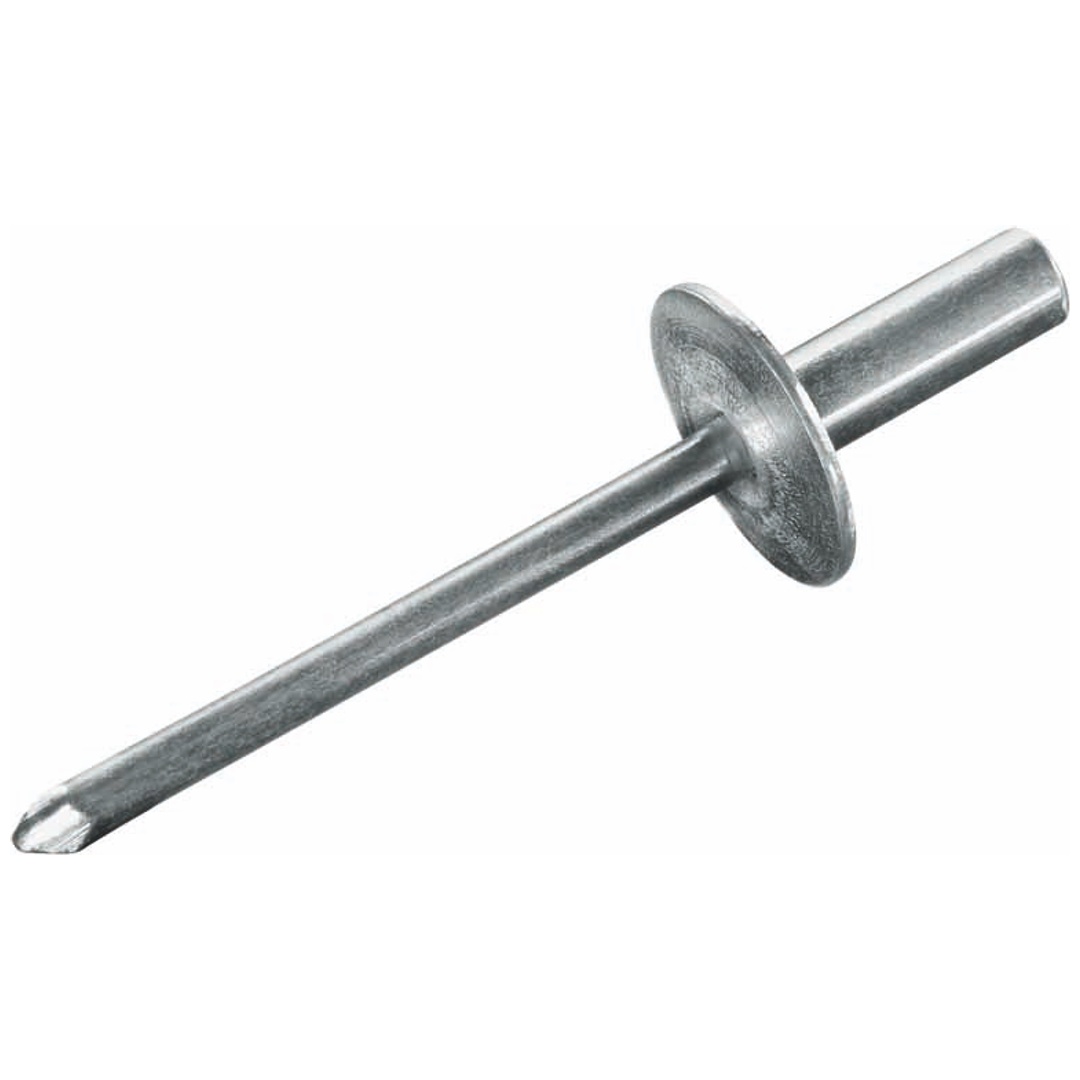 Goebel Dicht-Becherblindniete Großkopf-Blindniete Stahl / Stahl - Großkopf K12 - 4x12