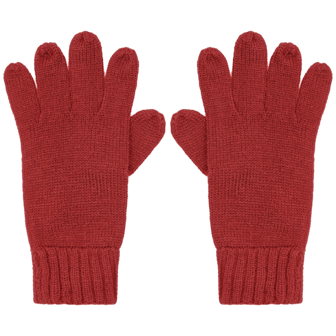 myrtle beach Elegante Strickhandschuhe MB7980 Gr. S/M dark-red