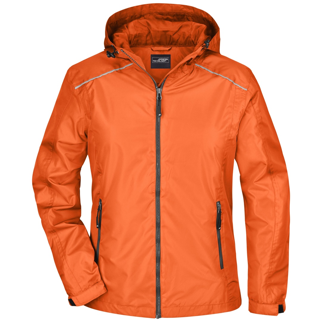 James & Nicholson Sportliche, funktionale Outdoorjacke Damen JN1117 Gr. L orange/carbon