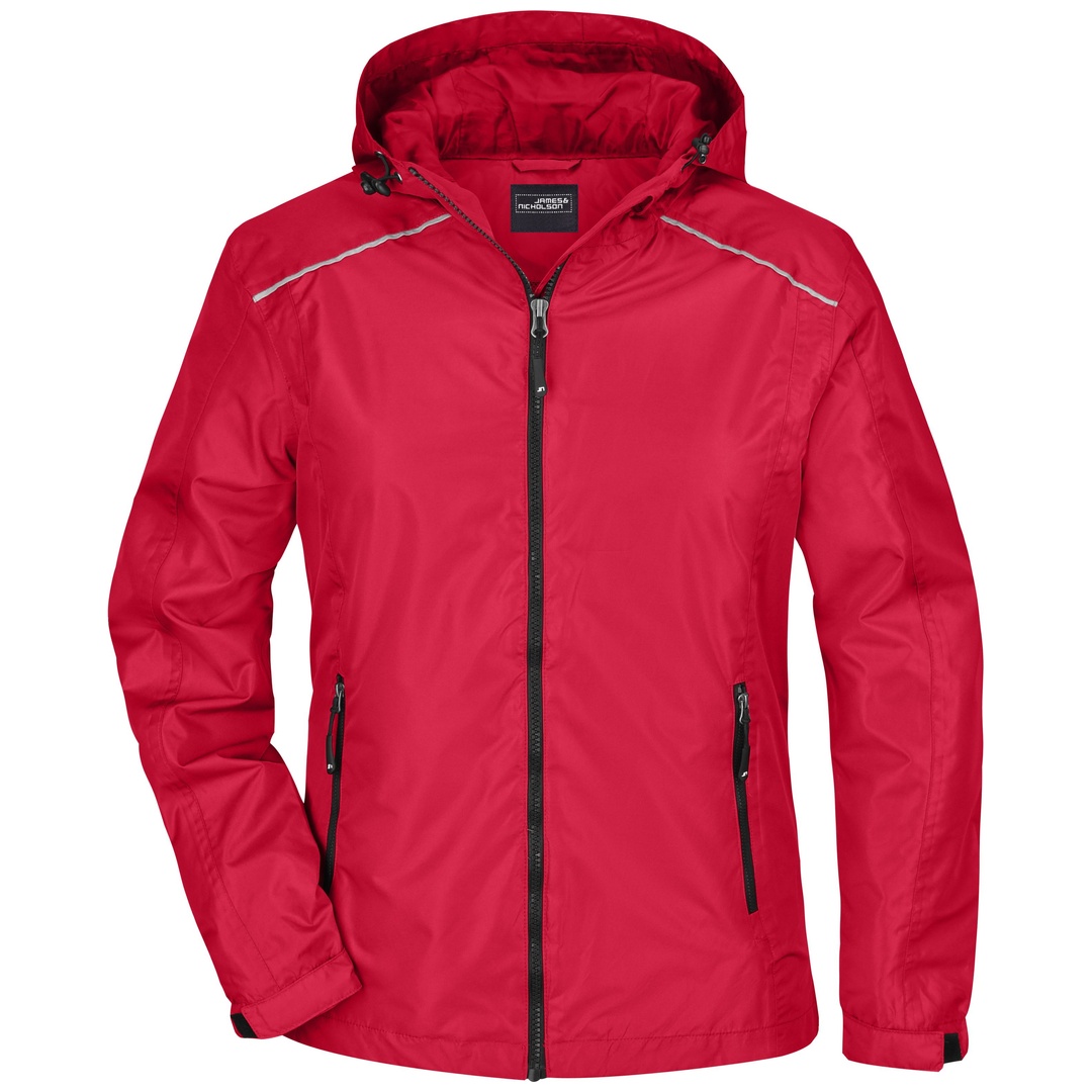 James & Nicholson Sportliche, funktionale Outdoorjacke Damen JN1117 Gr. 2XL red/black