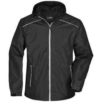 James & Nicholson Sportliche, funktionale Outdoorjacke Herren JN1118 Gr. S black/silver