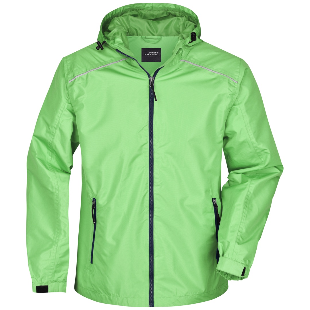 James & Nicholson Sportliche, funktionale Outdoorjacke Herren JN1118 Gr. M spring-green/navy