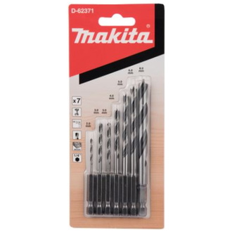 Makita Holzbohrer-Set 7-tlg. Ø 2 - 8mm, 1/4" 6-kant