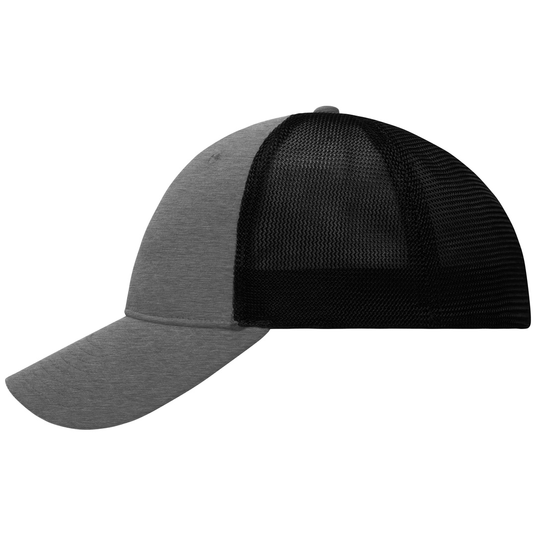 myrtle beach Trendiges 6 Panel Mesh Cap MB6215 Gr. L/XL dark-grey-melange/black