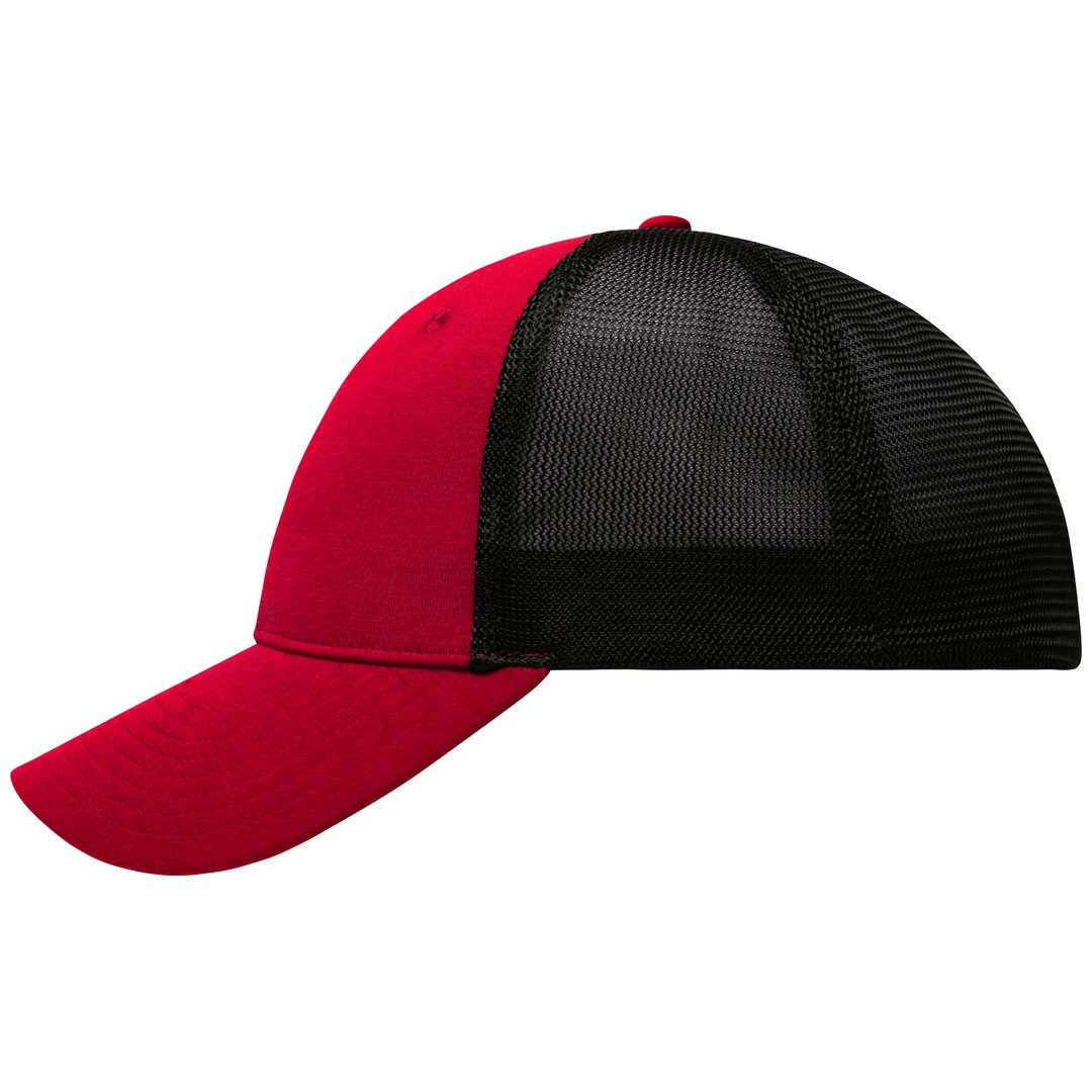 myrtle beach Trendiges 6 Panel Mesh Cap MB6215 Gr. L/XL red/black