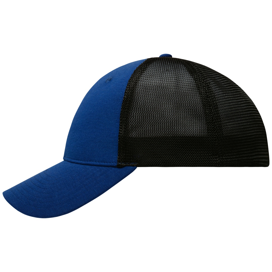 myrtle beach Trendiges 6 Panel Mesh Cap MB6215 Gr. S/M royal/black