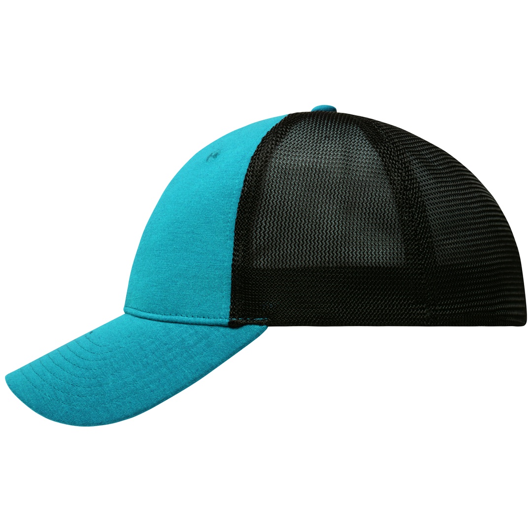 myrtle beach Trendiges 6 Panel Mesh Cap MB6215 Gr. S/M turquoise/black