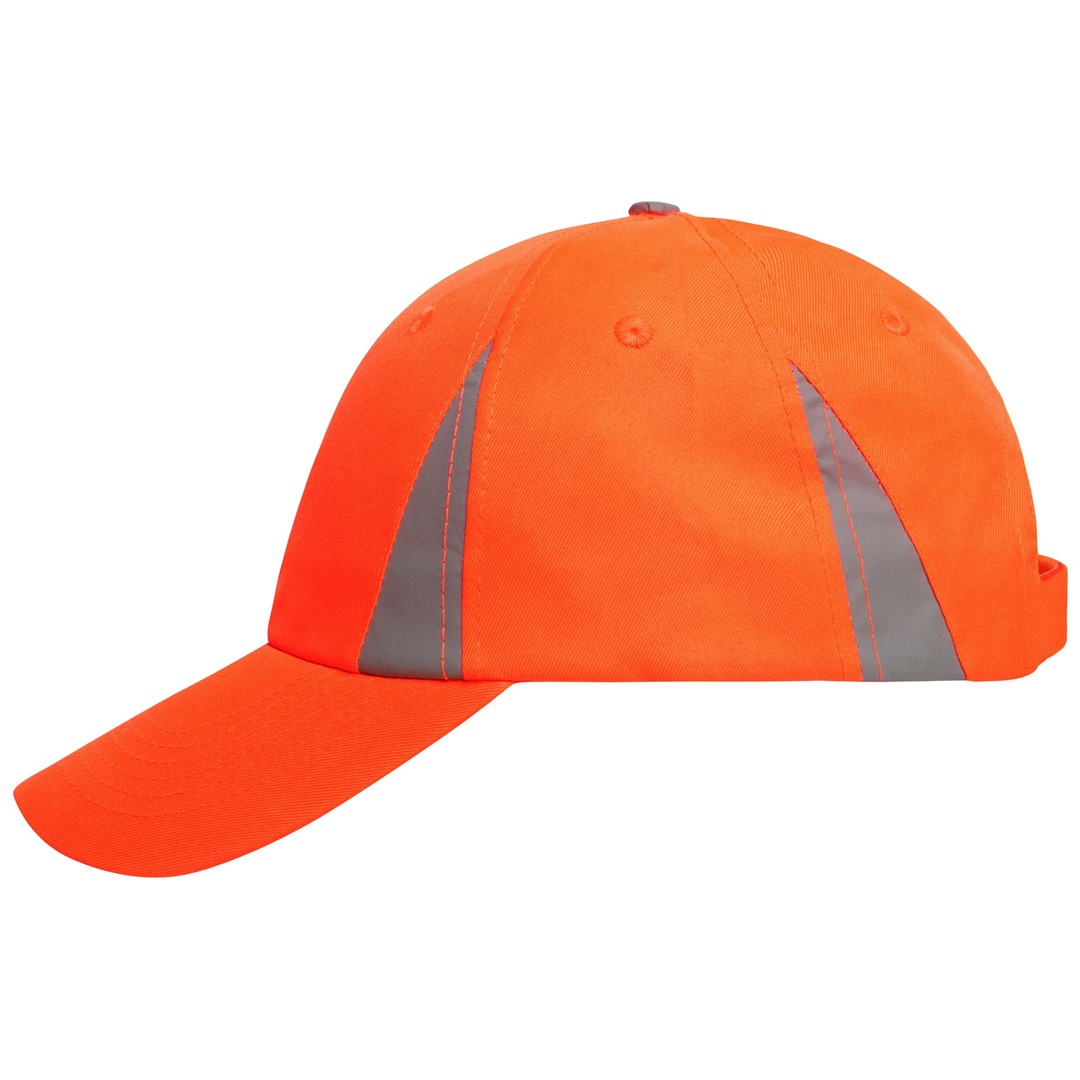 myrtle beach 6 Panel Kappe mit reflektierenden Elementen MB6225 Einheitsgröße neon-orange