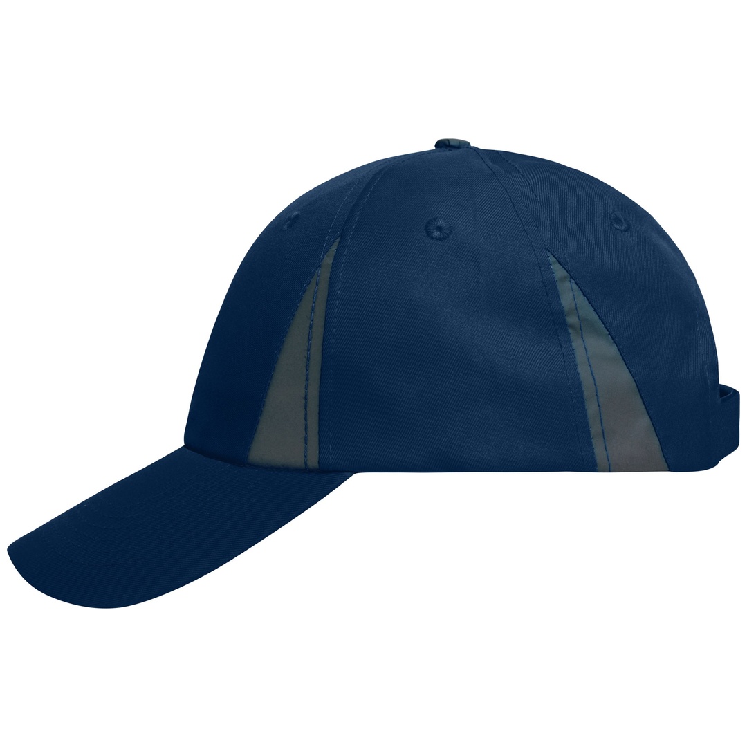 myrtle beach 6 Panel Kappe mit reflektierenden Elementen MB6225 Einheitsgröße navy