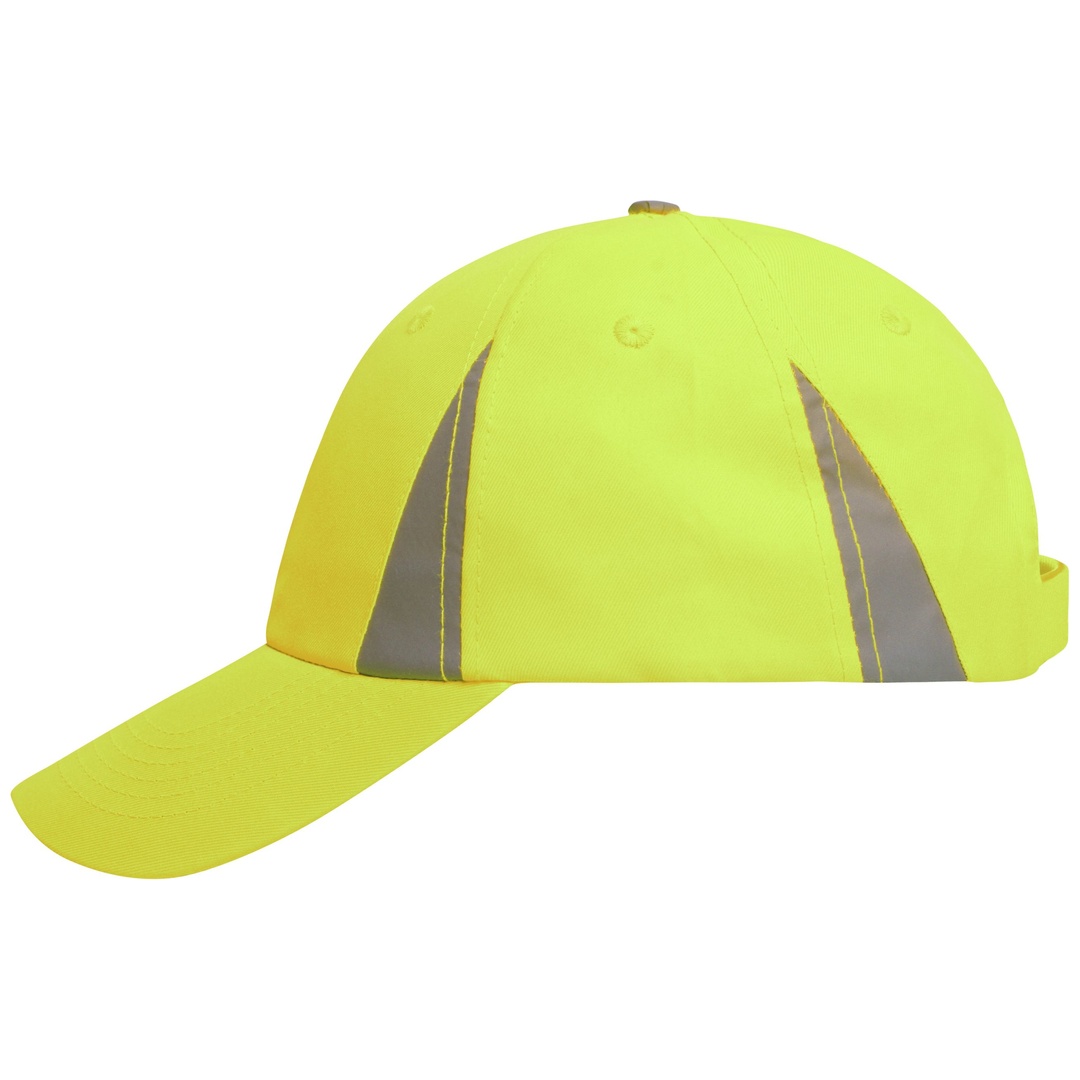 myrtle beach 6 Panel Kappe mit reflektierenden Elementen MB6225 Einheitsgröße neon-yellow