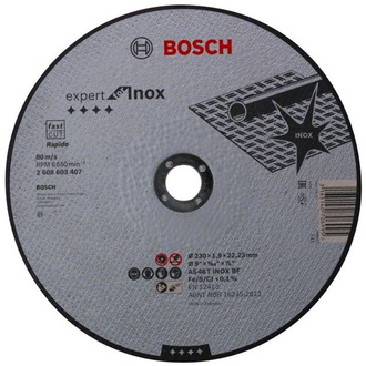 Bosch Trennscheibe gerade Expert for Inox - Rapido AS 46 T INOX BF, 230 mm, 1,9 mm