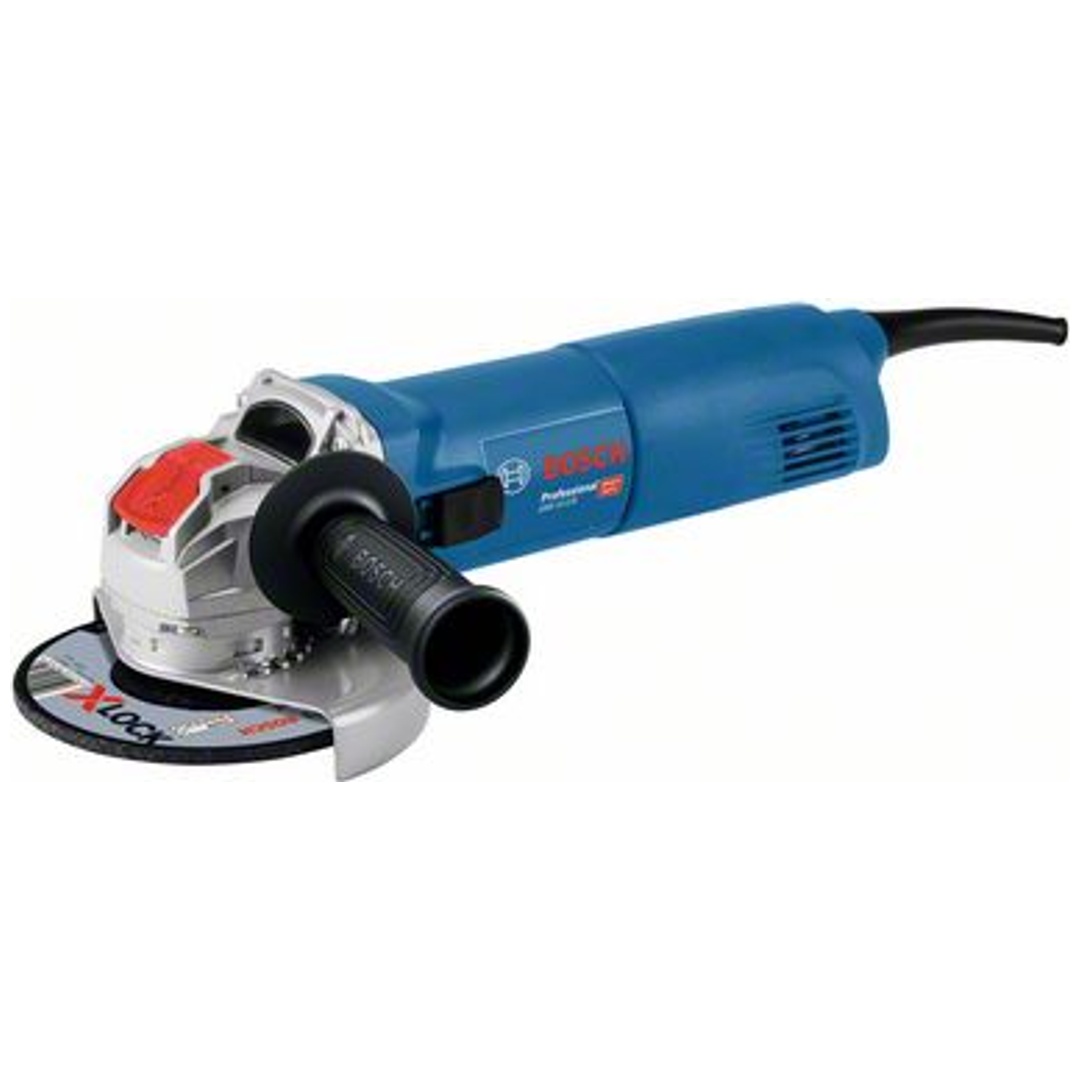 Bosch Professional Bosch Winkelschleifer GWX 10-125, 1000-W, X-LOCK, Schutzhaube, Zusatzgriff, im Karton