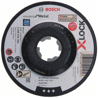 Bosch X-LOCK Schruppscheibe T27 A 24 P BF 115 x 6,0 mm