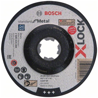 Bosch X-LOCK Schruppscheibe T27 A 24 P BF 125 x 6,0 mm