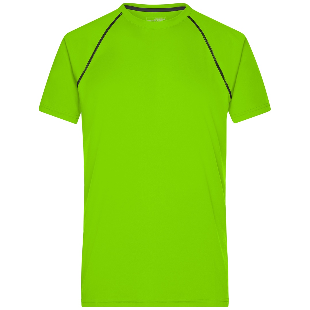 James & Nicholson Funktions-Shirt Herren JN496 Gr. XL bright-green/black