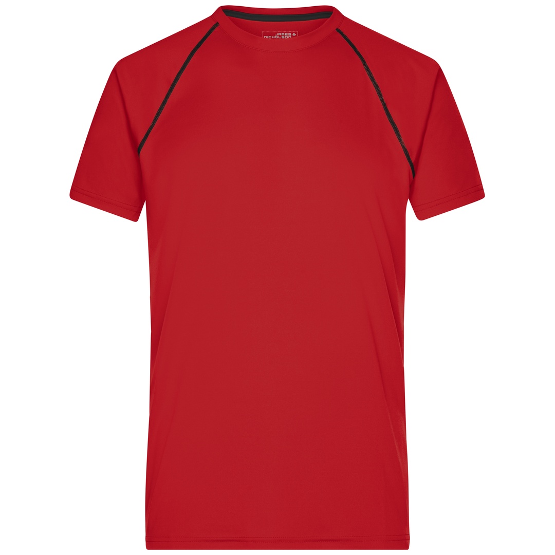 James & Nicholson Funktions-Shirt Herren JN496 Gr. S red/black
