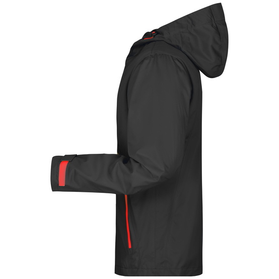 James & Nicholson Ultraleichte Softshelljacke Herren JN1098 Gr. 3XL black/red - 2