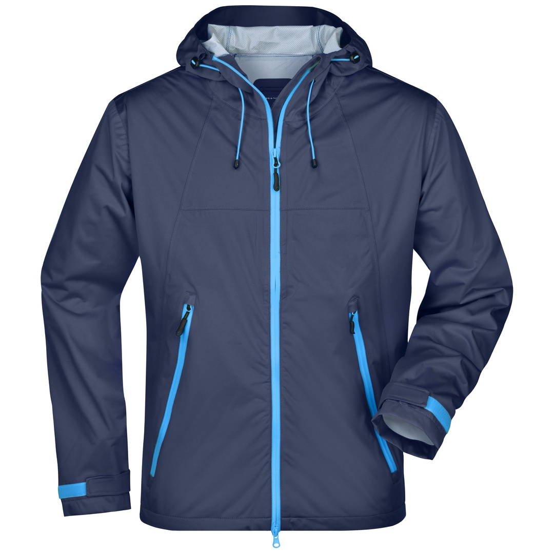 James & Nicholson Ultraleichte Softshelljacke Herren JN1098 Gr. 2XL navy/cobalt