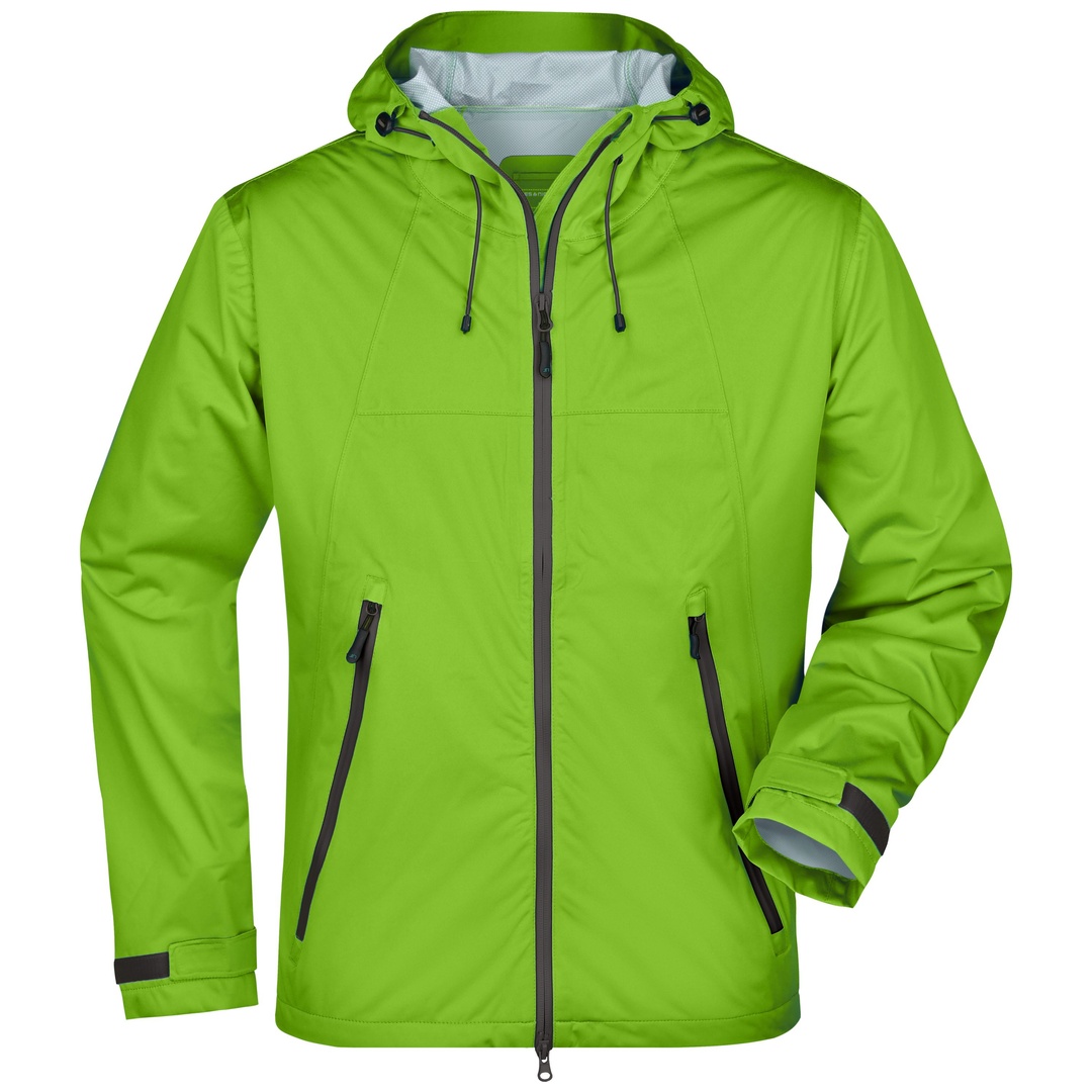 James & Nicholson Ultraleichte Softshelljacke Herren JN1098 Gr. 3XL spring-green/iron-grey