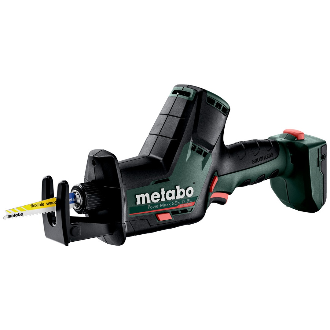 Metabo Akku-Säbelsäge PowerMaxx SSE 12 BL, incl. Säbelsägeblatt, metaBOX