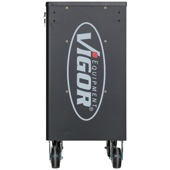 VIGOR Werkstattwagen Series&nbsp;L, mit Sortiment und Aufsatzkoffer, Anzahl Werkzeuge - 3