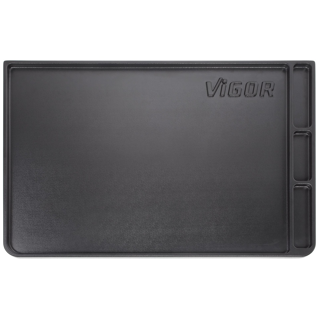 VIGOR Arbeitsplatte, Kunststoff, für Werkstattwagen und Aufsatzkoffer Series L, (LxB) 723 x 459 mm