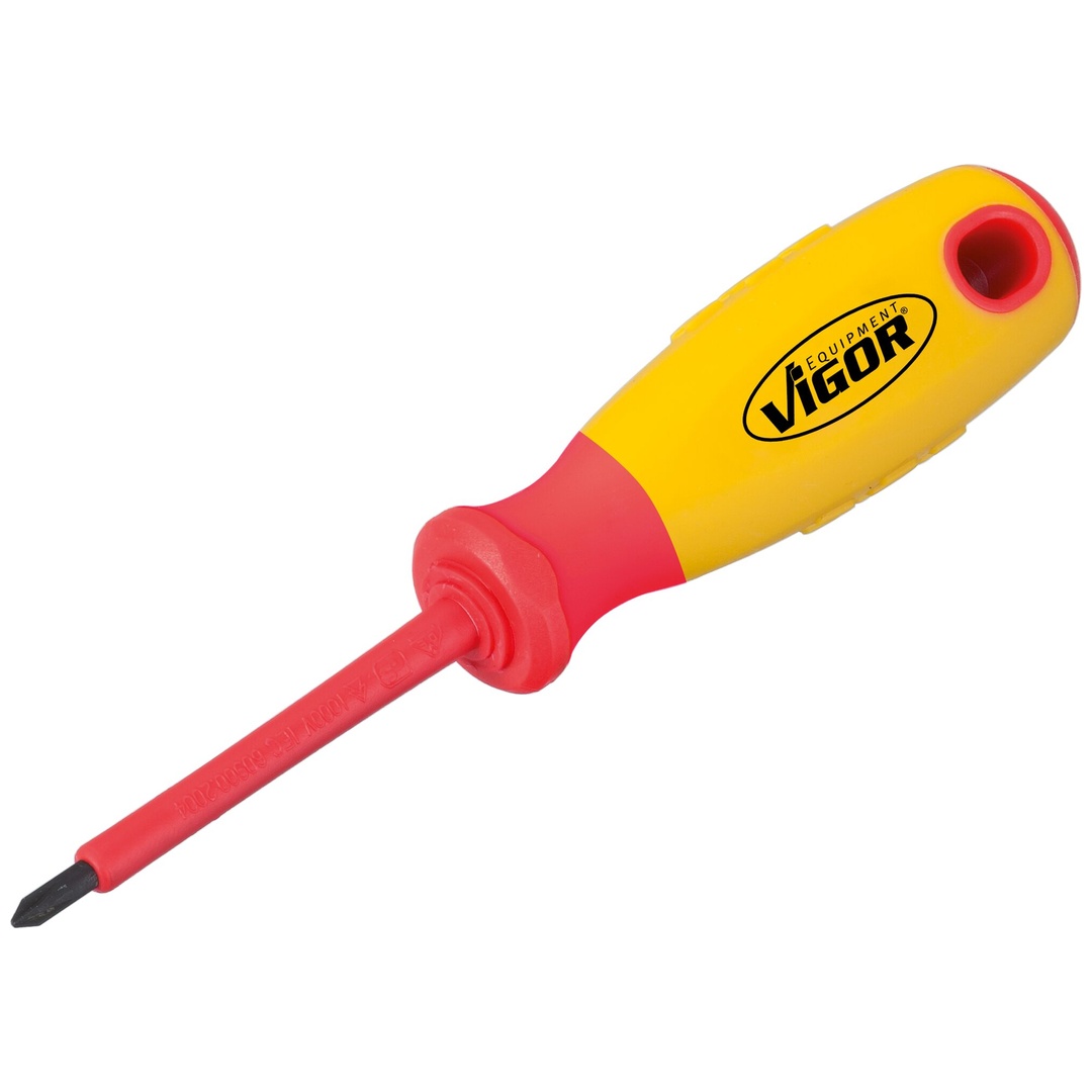 VIGOR VDE Schraubendreher, Kreuzschlitz Profil PH, SW PH0