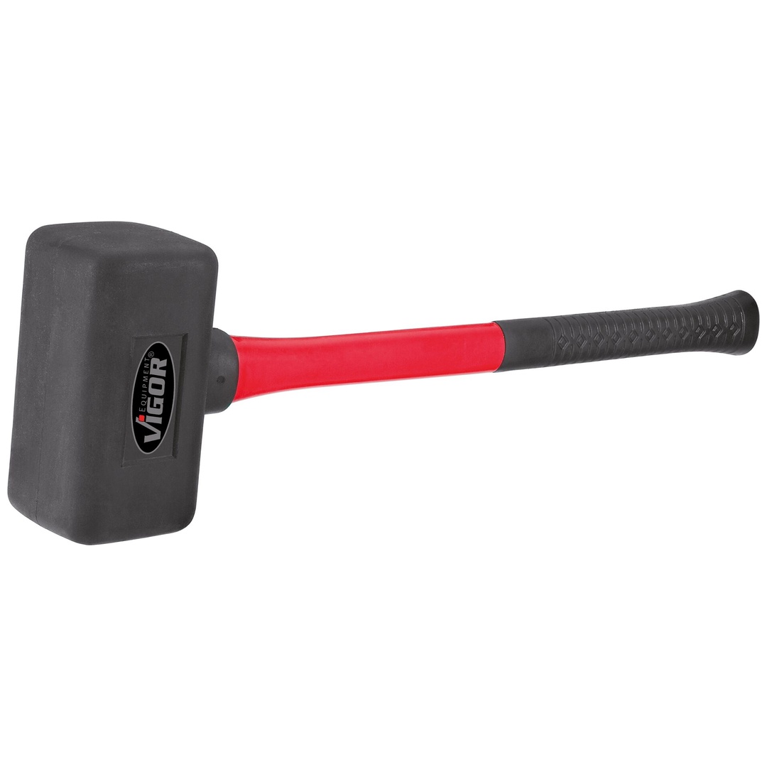 VIGOR Gummihammer 2,5 kg, Länge: 490 mm