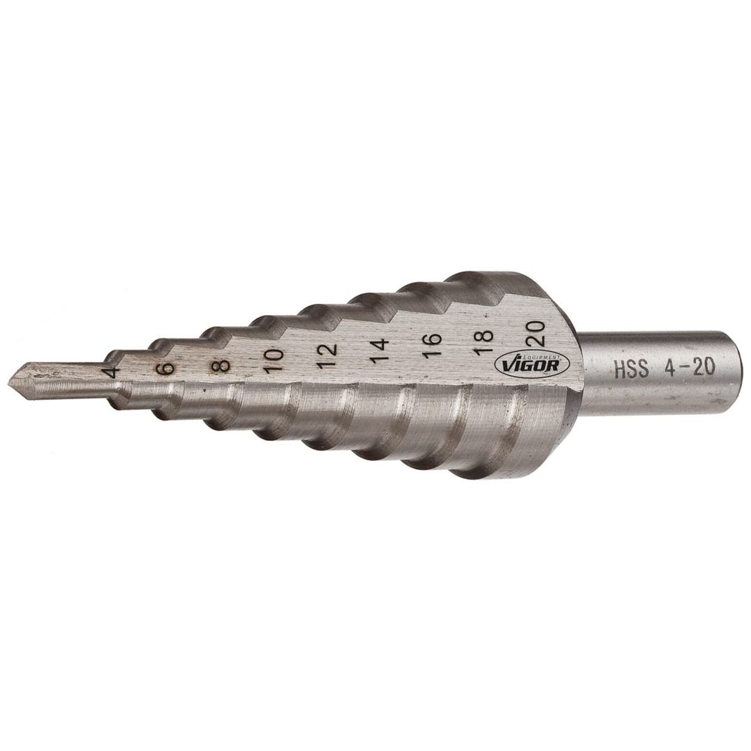 VIGOR HSS-Stufenbohrer, 4 - 20 mm