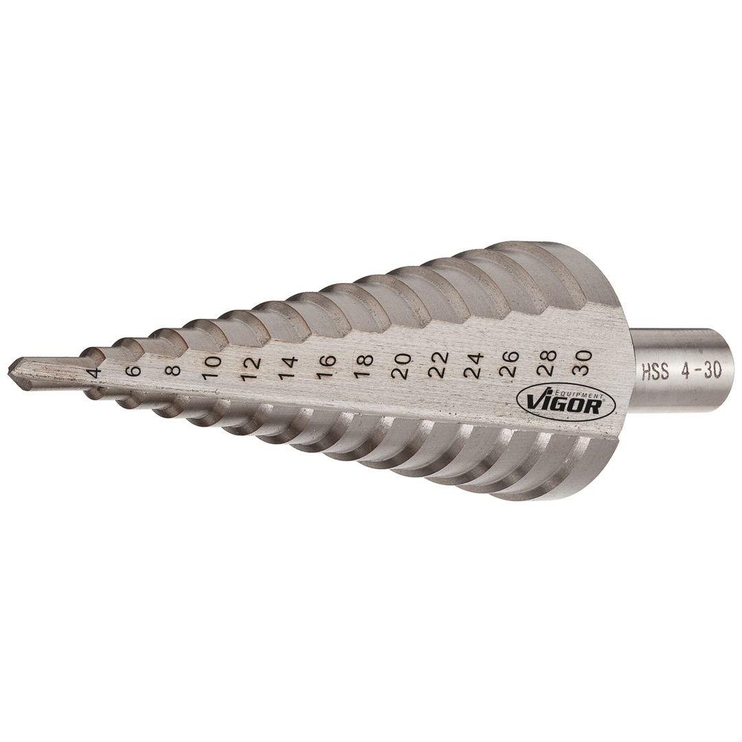 VIGOR HSS-Stufenbohrer, 4 - 30 mm