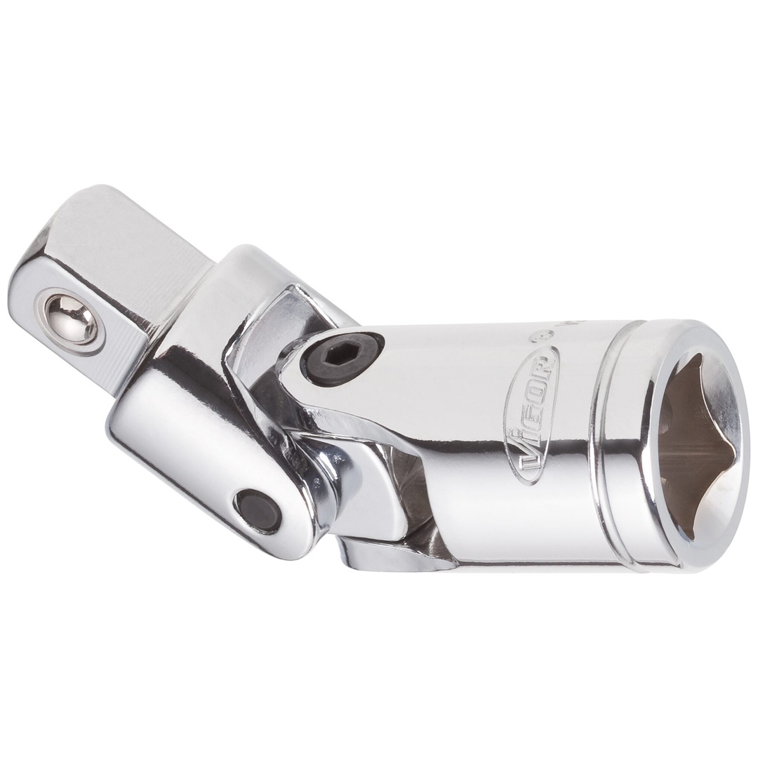 VIGOR Universalgelenk, 1/2 (12,5 mm) Vierkant hohl, 1/2 (12,5 mm) Vierkant massiv, 75 mm