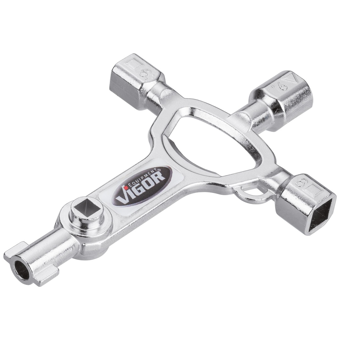 VIGOR Baustellenschlüssel, MasterKey, Elektro, (LxB) 145 x 80 mm