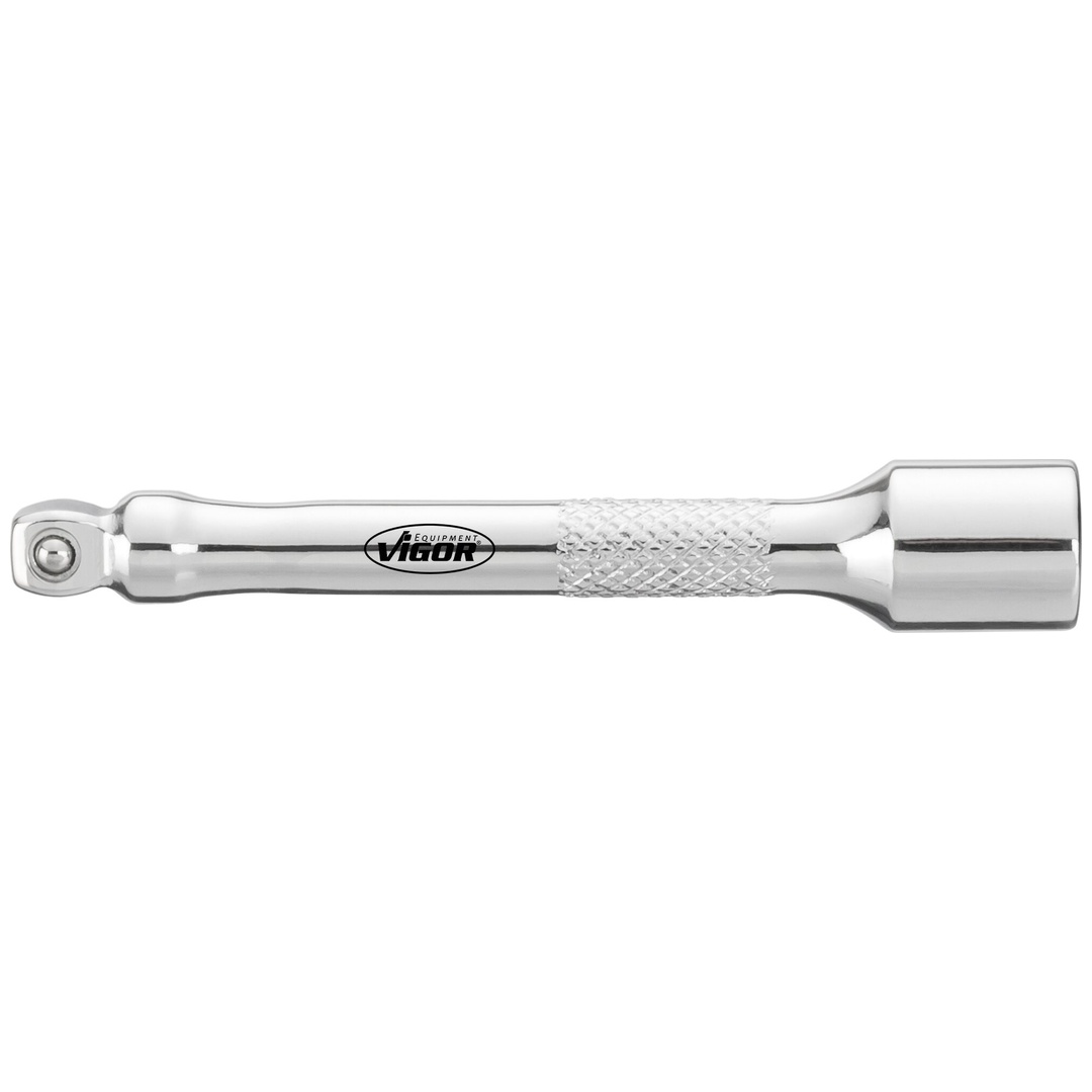 VIGOR Schwenkbare Verlängerung, 1/4 (6,3 mm) Vierkant hohl, 1/4 (6,3 mm) Vierkant massiv, 75 mm