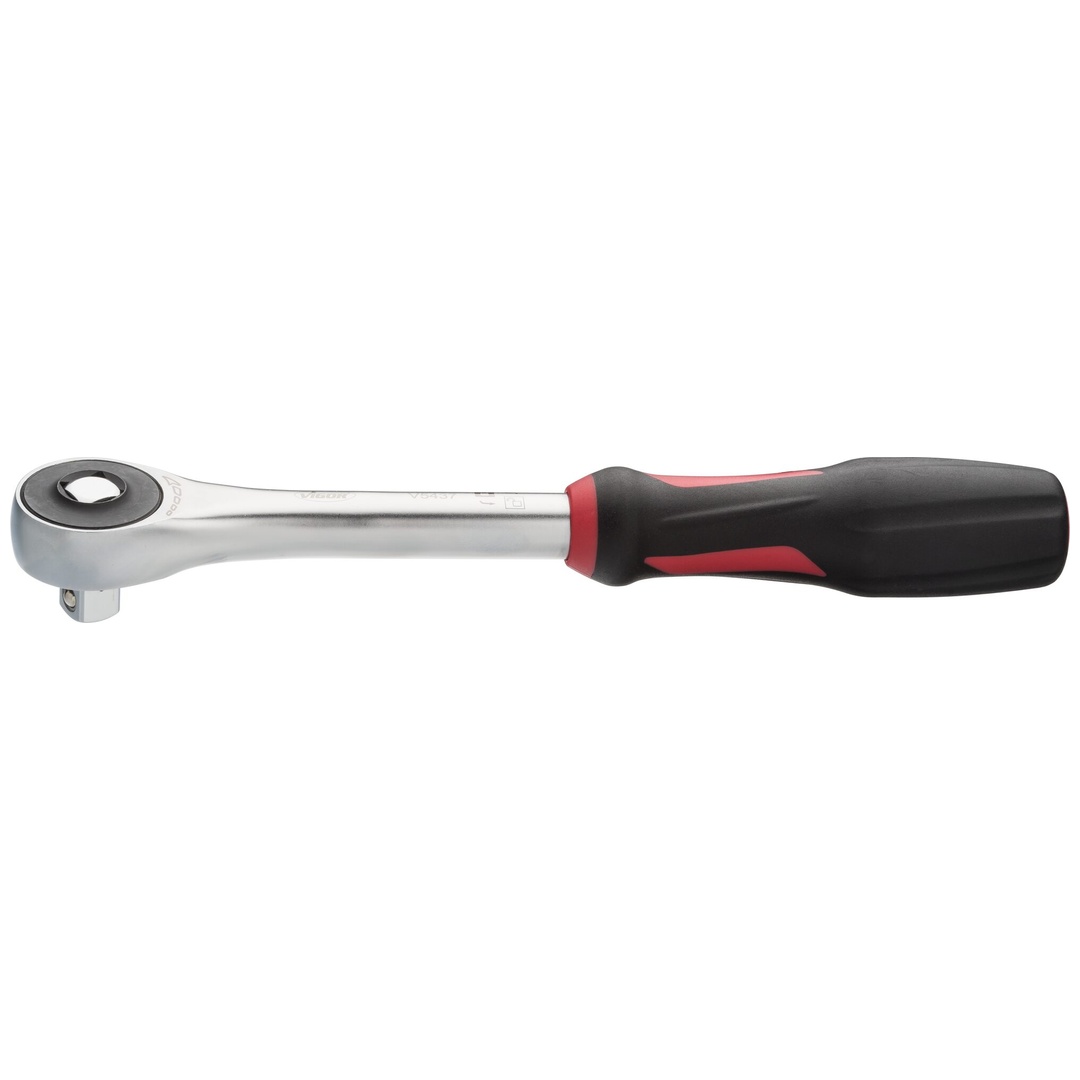 VIGOR 360° Drehgriff-Umschaltknarre, 1/2 (12,5 mm) Vierkant massiv, 288 mm
