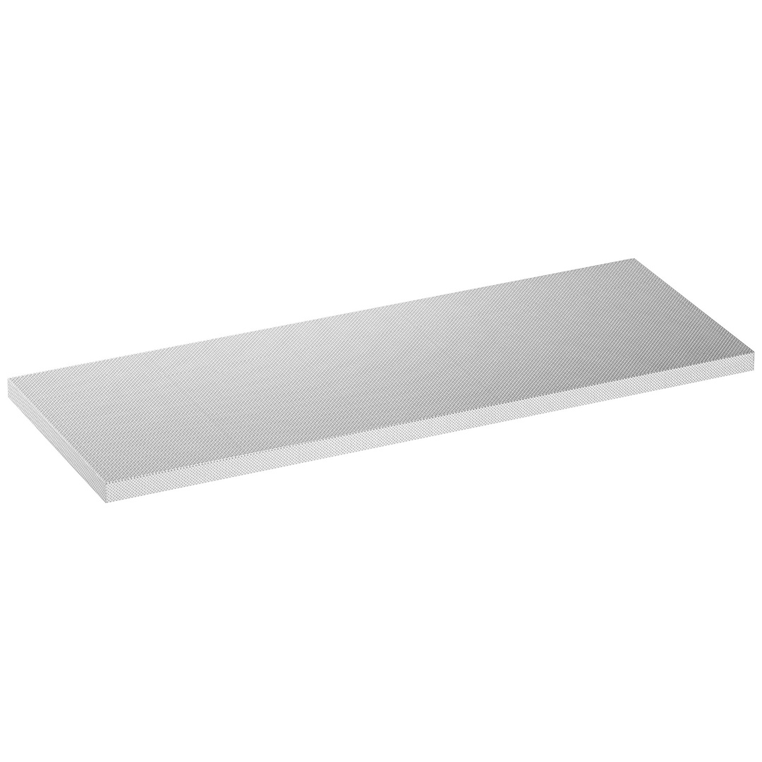 VIGOR Edelstahl-Arbeitsplatte, mittel, (LxBxH) 1357 x 500 x 40 mm