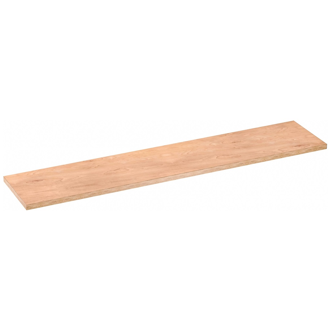 VIGOR Holz-Arbeitsplatte kombiniert, groß, (LxBxH) 2404 x 500 x 40 mm