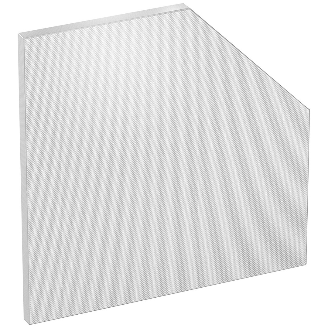 VIGOR Edelstahl-Arbeitsplatte, Fünfeck, (LxBxH) 883 x 500 x 40 mm