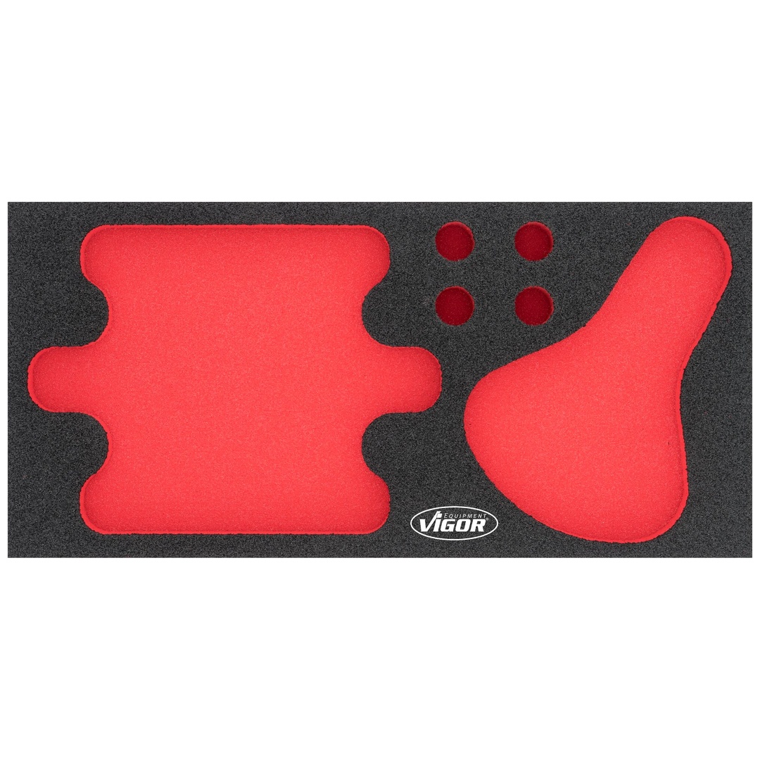 VIGOR Weichschaumeinlage, leer, V7267-L, (LxBxH) 393 x 282 x 35 mm