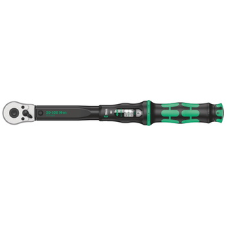 Wera Click-Torque B 2 Drehmomentschlüssel mit Umschaltknarre, 20-100 Nm, 3/8" x 20-100 Nm