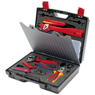 Knipex Werkzeugkoffer für Photovoltaik, MC3 (Multi-Contact), 97 91 02