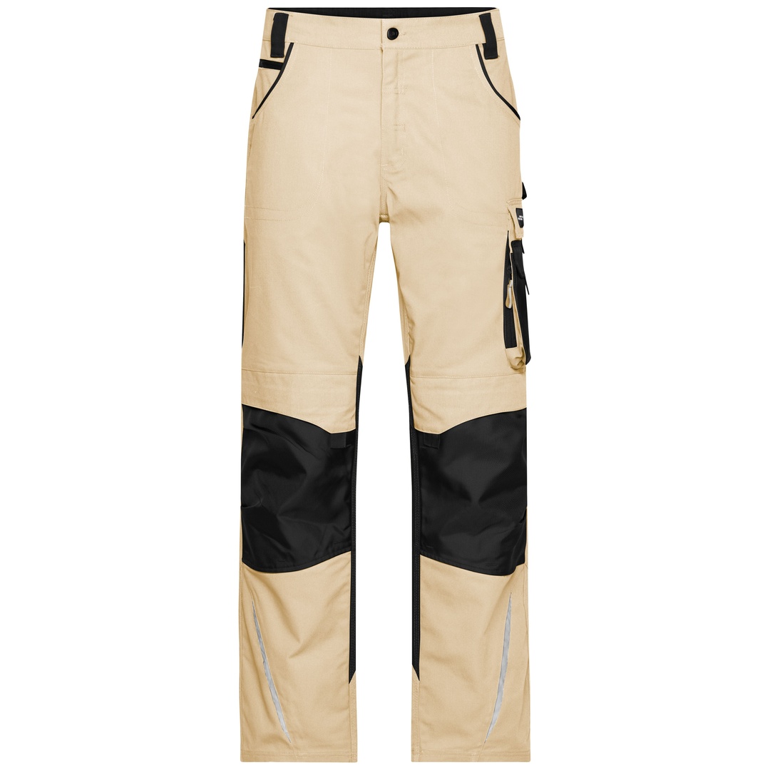 James & Nicholson Arbeitsbundhose JN832 Gr. 50 stone/black