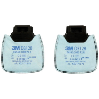 3M Partikelfilter D3128, P2R mit Aktivkohle