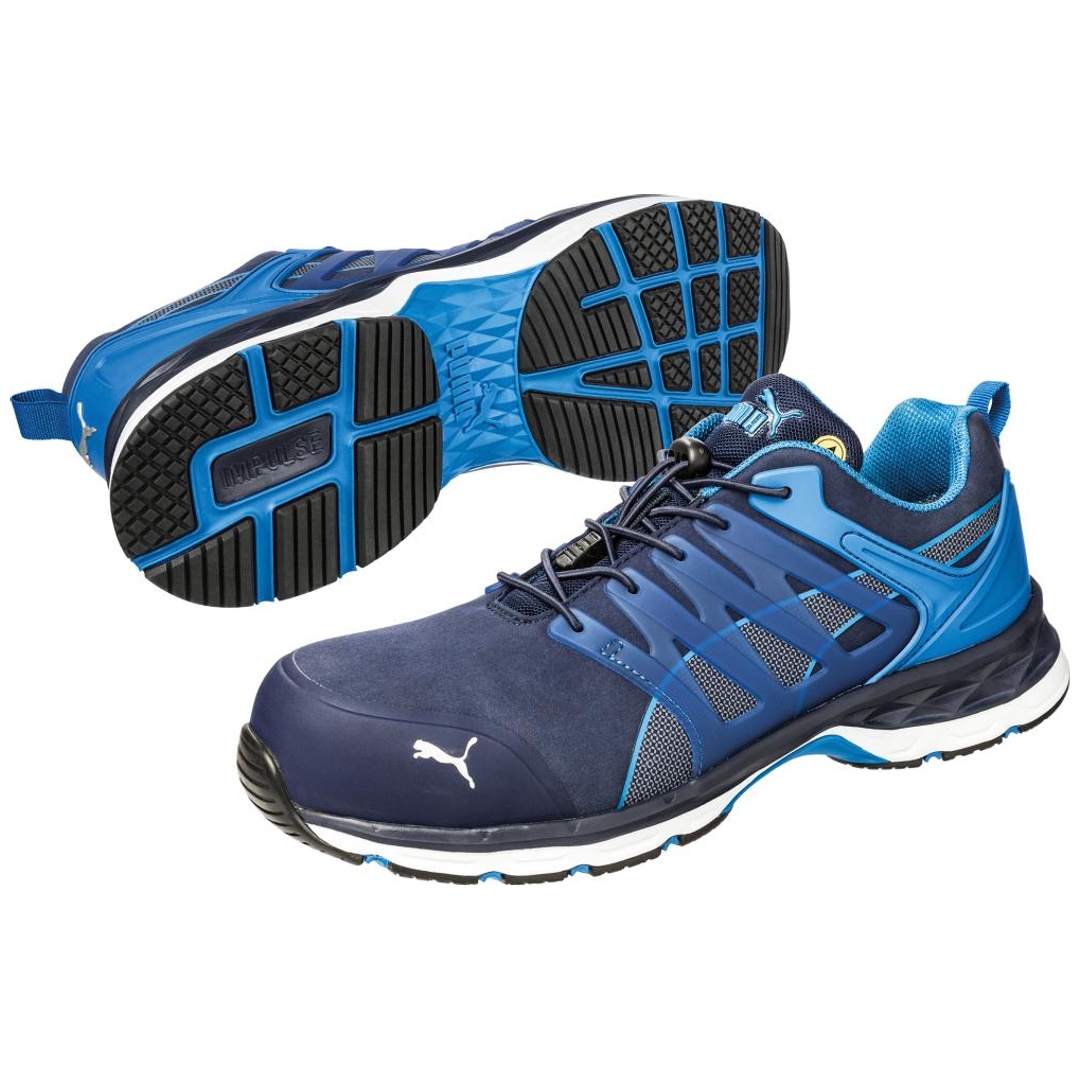Puma Safety Puma Sicherheitsschuh VELOCITY 2.0 LOW S1P ESD HRO SRC 643850 Gr. 43 blau