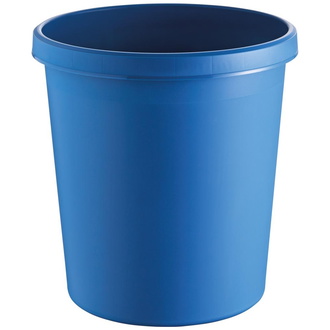 helit Papierkorb 30 l 405 mm, blau