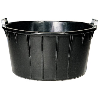 Spezialkübel oval, schwarz, 90 l