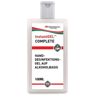 SC Johnson InstantGEL Complete Gel-Handdesinfektion 100 ml Flasche Alkoholbasis